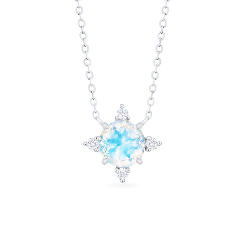 Natural Moonstone Pendant Jewelry For Women Men Healing Gift Crystal Stone  925 Silver Chains Heart Beads Reiki Gemstone Aaaaa - Pendants - AliExpress