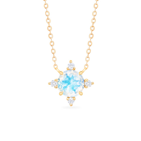 [Polaris] North Star Necklace in Moonstone Necklace michelliafinejewelry   