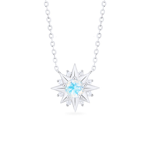 [Astra] Starlight Necklace in Moonstone Necklace michelliafinejewelry   