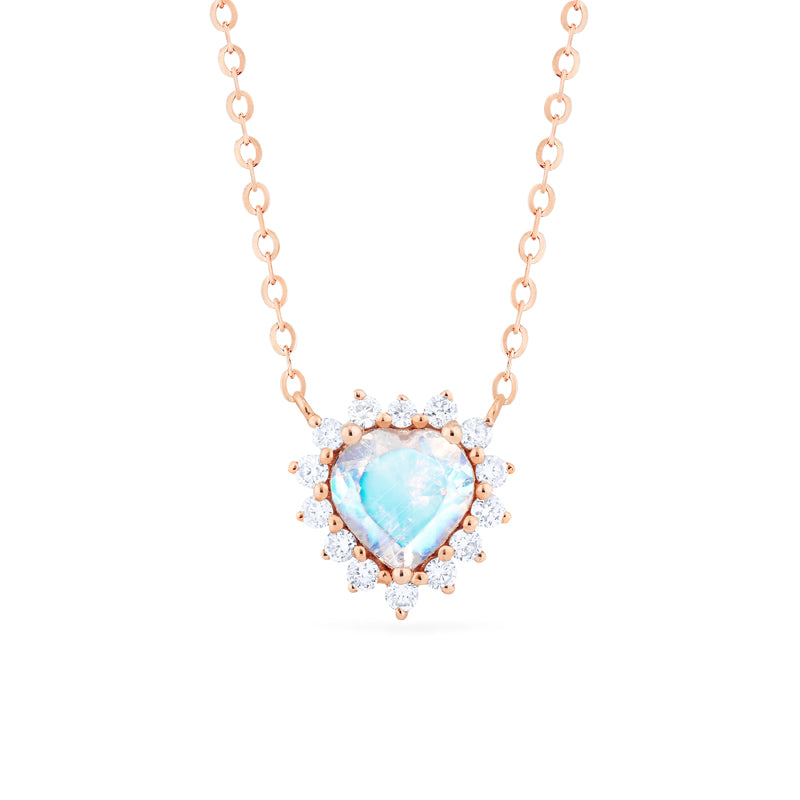 [Cordelia] Heart of the Sea Necklace in Moonstone Necklace michelliafinejewelry   