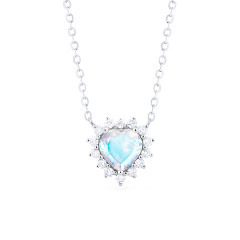 [Cordelia] Heart of the Sea Necklace in Moonstone Necklace michelliafinejewelry   