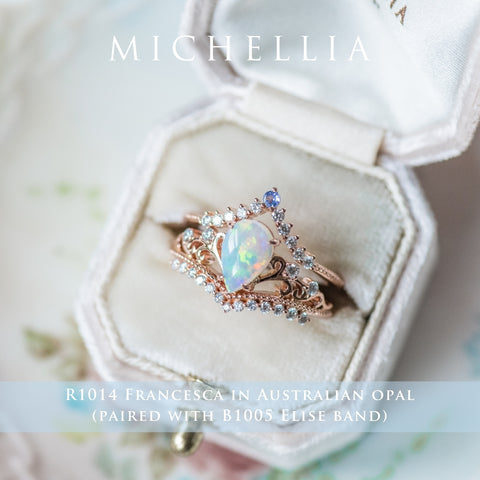 [Australian Opal Upgrade] Center Stone Upgrade - Australian Opal Add on Michellia Fine Jewelry   