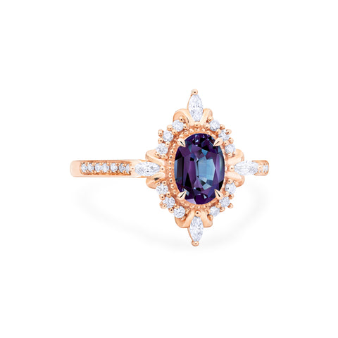 Art deco alexandrite ring online