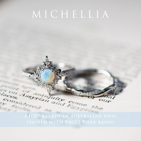 [Australian Opal Upgrade] Center Stone Upgrade - Australian Opal Add on Michellia Fine Jewelry   