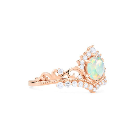 [Theia] Heirloom Crown Ring in Opal Women's Ring michelliafinejewelry   