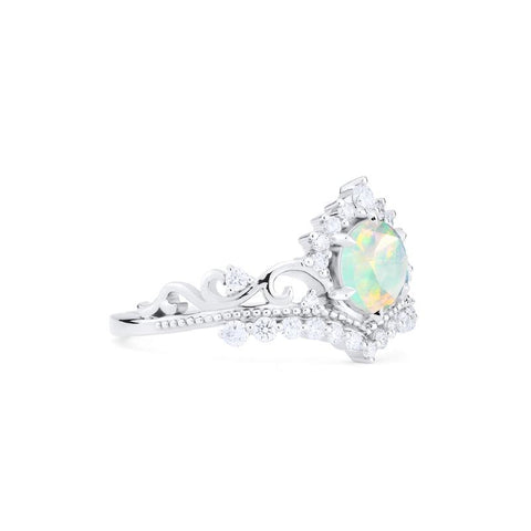 [Theia] Heirloom Crown Ring in Opal Women's Ring michelliafinejewelry   