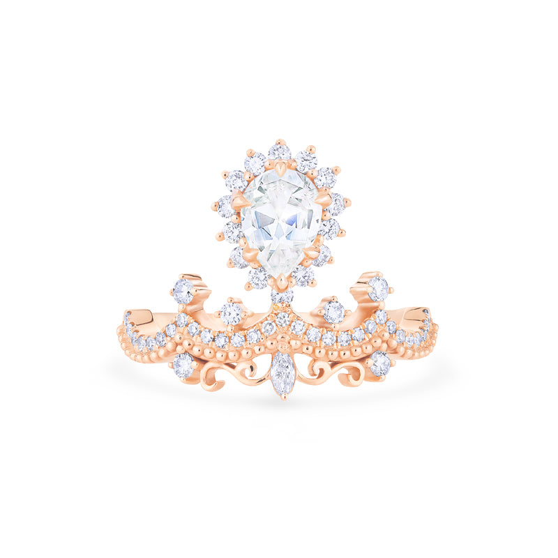 [Angelique] Guardian Angel Chandelier Ring in Moissanite / Diamond Women's Ring michelliafinejewelry   
