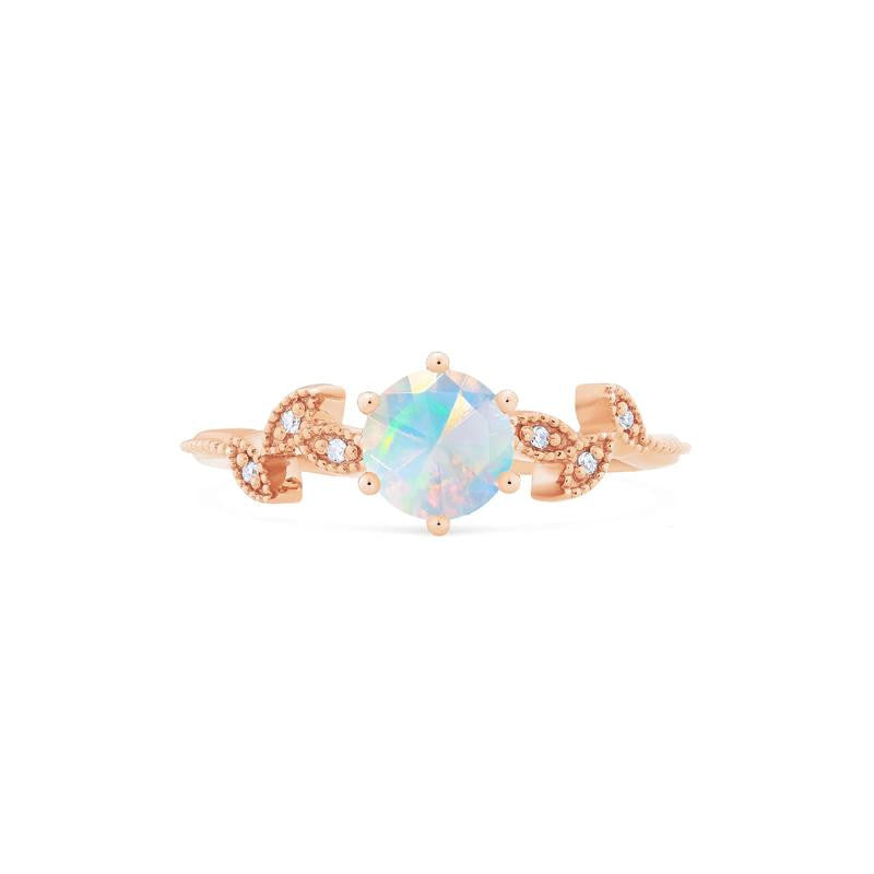 [Dahlia] Petite Floral Ring in Opal Women's Ring michelliafinejewelry   
