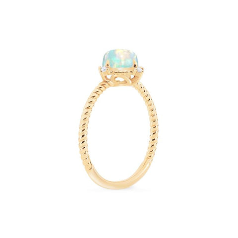[Stella] Aura of Galaxy Ring in Australian Opal Women's Ring michelliafinejewelry   
