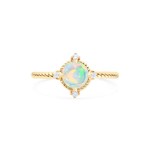[Stella] Aura of Galaxy Ring in Australian Opal Women's Ring michelliafinejewelry   
