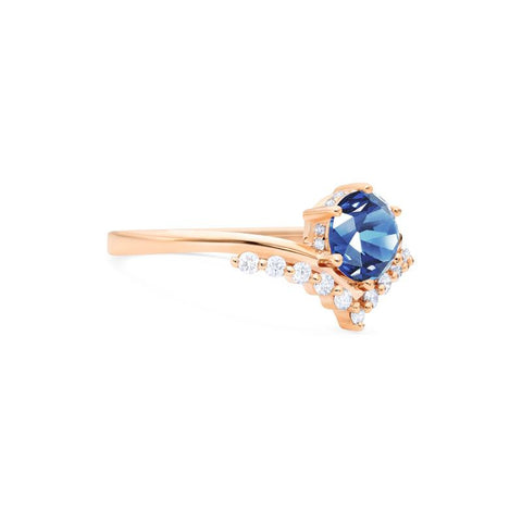 [Diane] Moonwake Engagement Ring in Blue Sapphire Women's Ring michelliafinejewelry
