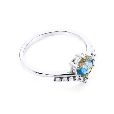 [Diane] Moonwake Ring in Labradorite Women's Ring michelliafinejewelry   