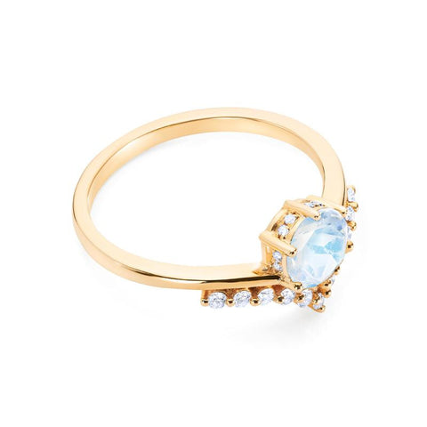 [Diane] Moonwake Ring in Moonstone Women's Ring michelliafinejewelry   