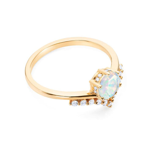 [Diane] Moonwake Ring in Opal Women's Ring michelliafinejewelry   