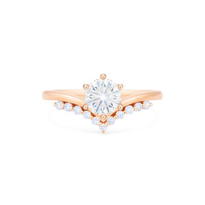 [Diane] Moonwake Ring in Moissanite / Diamond Women's Ring michelliafinejewelry   