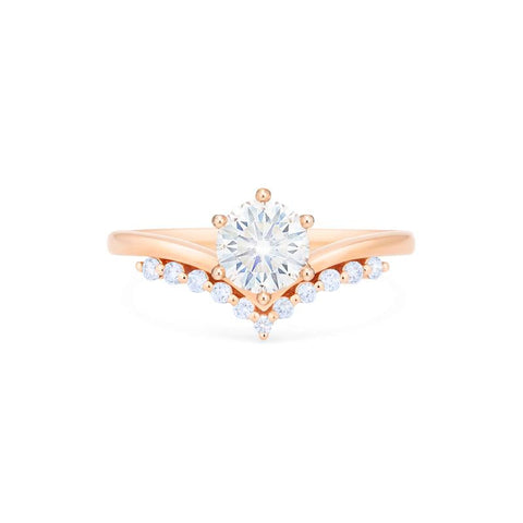 [Diane] Moonwake Engagement Ring in Diamond / Moissanite Women's Ring michelliafinejewelry   