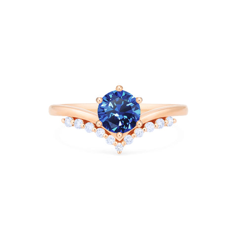 [Diane] Moonwake Engagement Ring in Blue Sapphire Women's Ring michelliafinejewelry