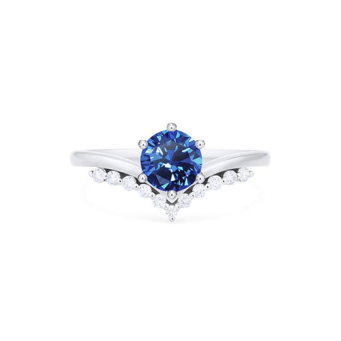 [Diane] Moonwake Engagement Ring in Blue Sapphire Women's Ring michelliafinejewelry