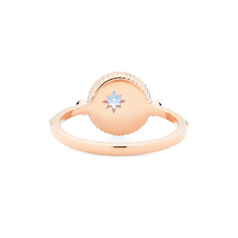 [Luna] Crescent Moon Engagement Ring in Diamond / Moissanite Women's Ring michelliafinejewelry   