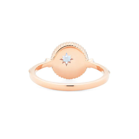 [Luna] Crescent Moon Ring in Moonstone Women's Ring michelliafinejewelry   