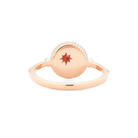 [Luna] Crescent Moon Ring in Sunstone Women's Ring michelliafinejewelry   