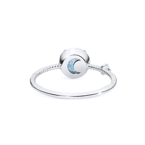 [Terra] Moon of My Life Engagement Ring in Labradorite Women's Ring michelliafinejewelry   