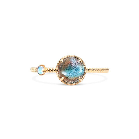 [Terra] Moon of My Life Engagement Ring in Labradorite Women's Ring michelliafinejewelry   