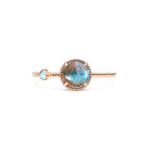 [Terra] Moon of My Life Engagement Ring in Labradorite Women's Ring michelliafinejewelry   