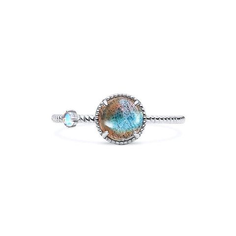 [Terra] Moon of My Life Engagement Ring in Labradorite Women's Ring michelliafinejewelry   