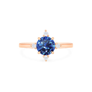 [Polaris] North Star Ring in Lab Blue Sapphire Women's Ring michelliafinejewelry   