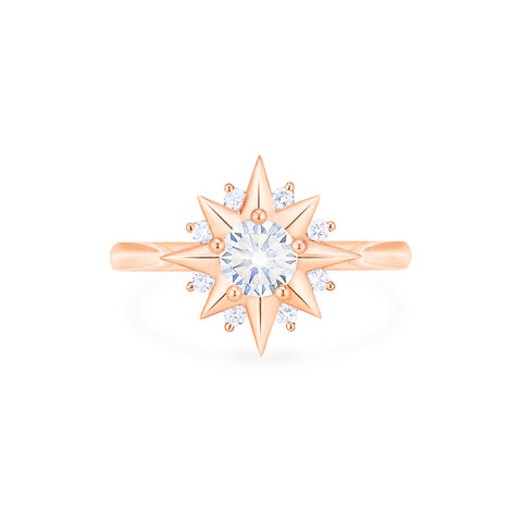 [Astra] Starlight Engagement Ring in Diamond / Moissanite Women's Ring michelliafinejewelry   