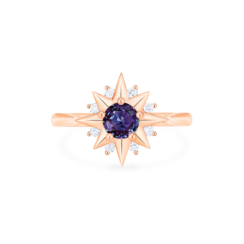 [Astra] Starlight Ring in Lab Alexandrite Women's Ring michelliafinejewelry   