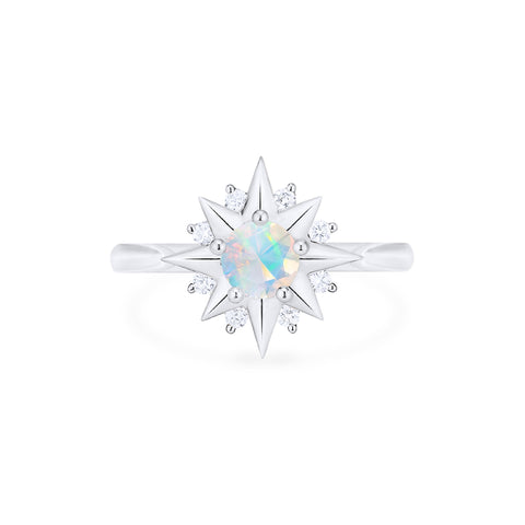 [Astra] Starlight Ring in Australian Opal Women's Ring michelliafinejewelry   