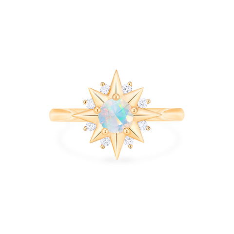 [Astra] Starlight Ring in Australian Opal Women's Ring michelliafinejewelry   