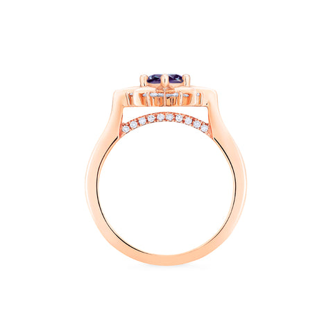 [Astra] Starlight Engagement Ring in Lab Alexandrite Women's Ring michelliafinejewelry   