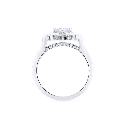 [Astra] Starlight Engagement Ring in Diamond / Moissanite Women's Ring michelliafinejewelry   