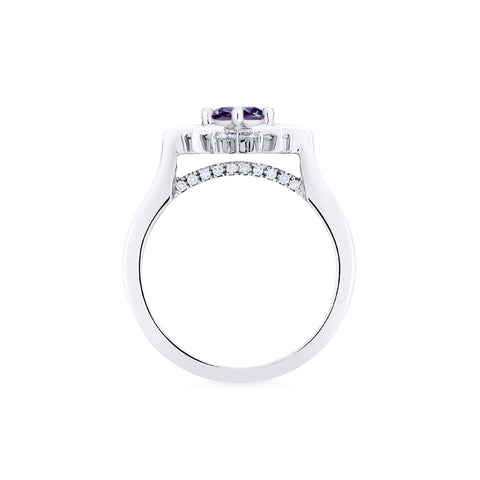 [Astra] Starlight Engagement Ring in Lab Alexandrite Women's Ring michelliafinejewelry   