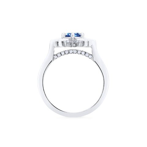 [Astra] Starlight Ring in Lab Blue Sapphire Women's Ring michelliafinejewelry   