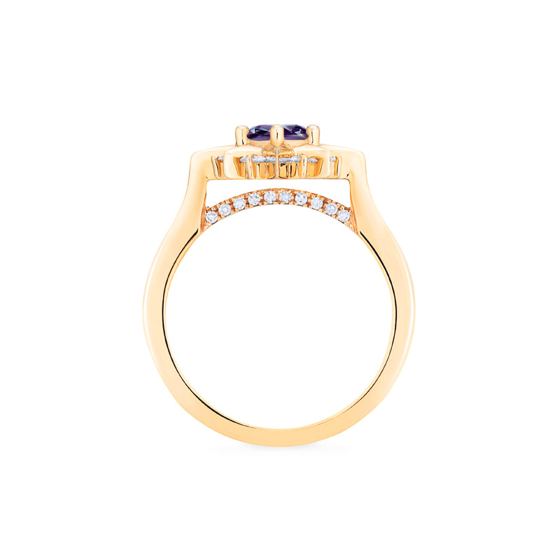 Astra | Starlight Ring in Lab Alexandrite – Michellia Fine Jewelry