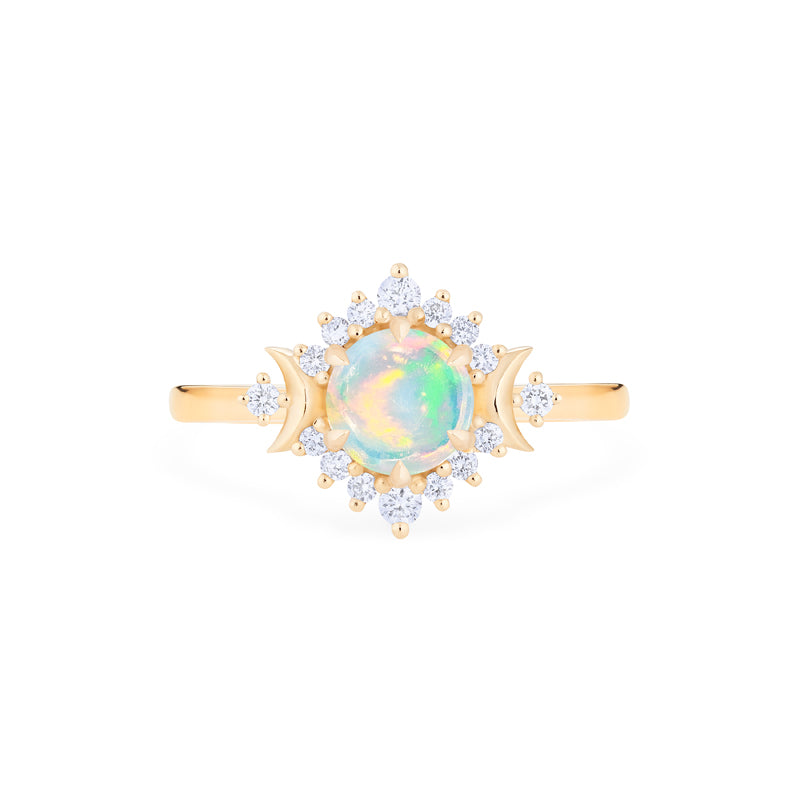 Selene | Moon Goddess Ring in Opal – Michellia Fine Jewelry
