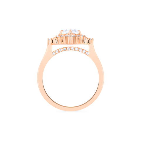 [Selene] Moon Goddess Engagement Ring in Diamond / Moissanite Women's Ring michelliafinejewelry