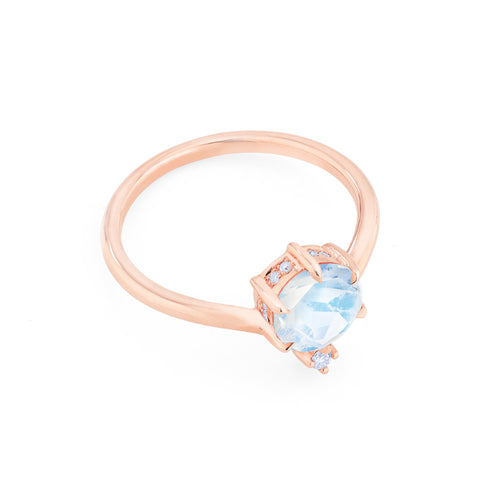 [Aisha] Moonrise Ring in Moonstone Women's Ring michelliafinejewelry   