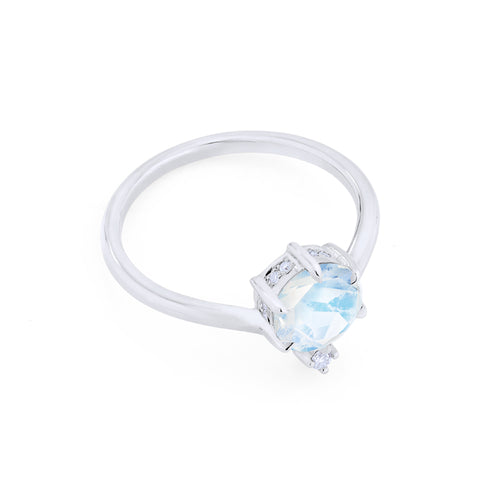 [Aisha] Moonrise Ring in Moonstone Women's Ring michelliafinejewelry   