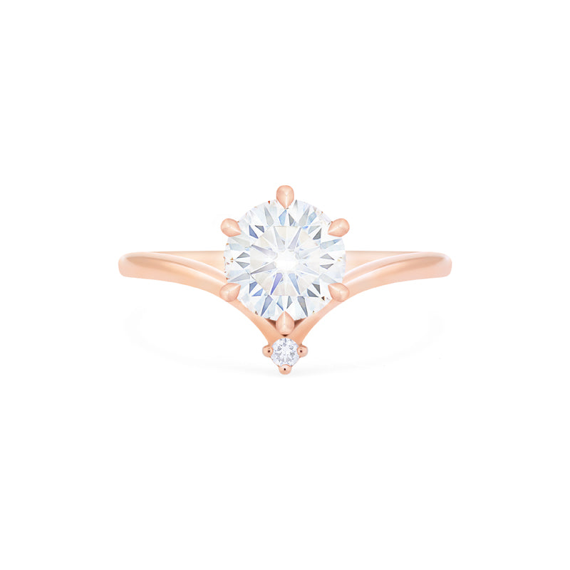 [Aisha] Moonrise Engagement Ring in Diamond / Moissanite Women's Ring michelliafinejewelry   
