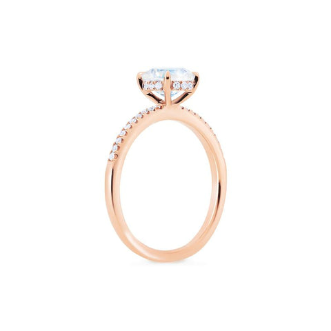 [Celia] Modern Classic Solitaire Ring in Moonstone Women's Ring michelliafinejewelry   