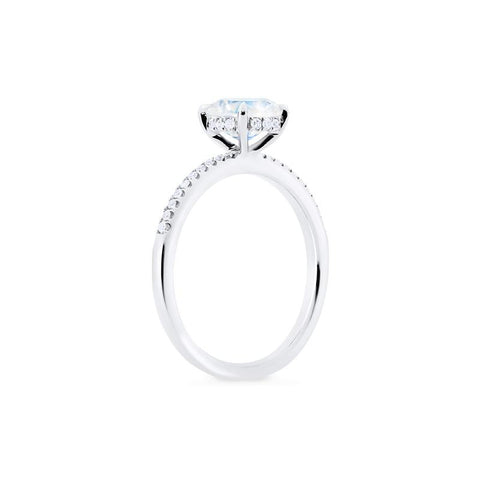 [Celia] Modern Classic Solitaire Ring in Moonstone Women's Ring michelliafinejewelry   