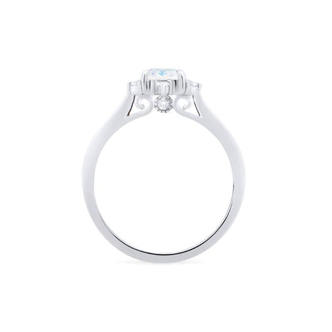 [Justine] Mid Century Emerald Cut Ring in Moonstone Women's Ring michelliafinejewelry   