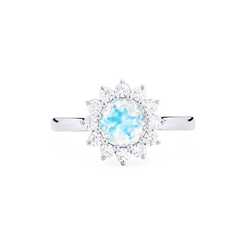 [Rosalie] Vintage Bloom Ring in Moonstone Women's Ring michelliafinejewelry   