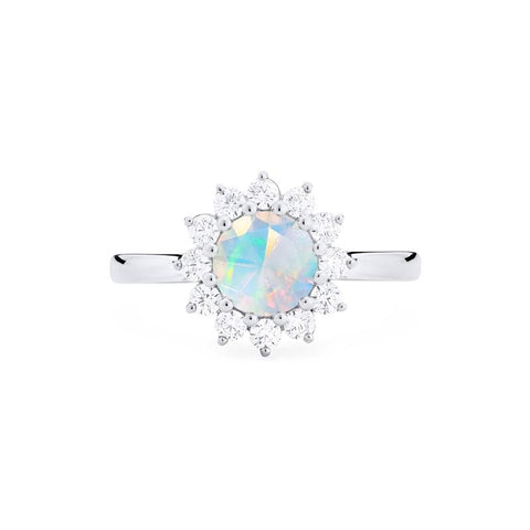 [Rosalie] Vintage Bloom Ring in Opal Women's Ring michelliafinejewelry   