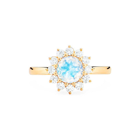 [Rosalie] Vintage Bloom Ring in Moonstone Women's Ring michelliafinejewelry   
